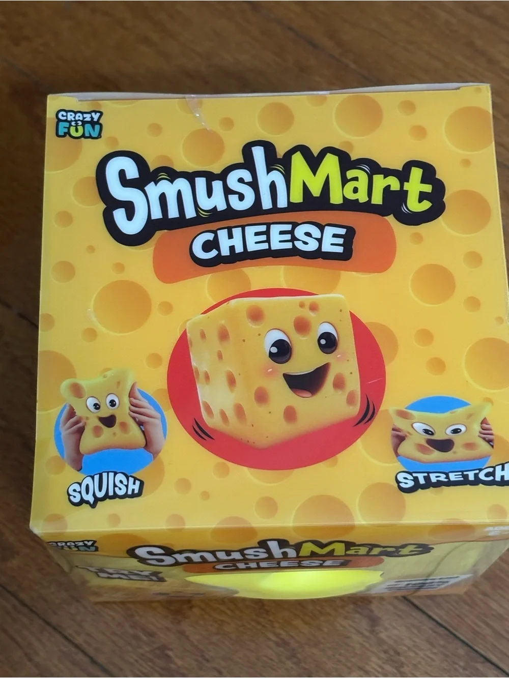 RMS Viral SmushMart XL Cheese Squishy Toy - Bright Yellow